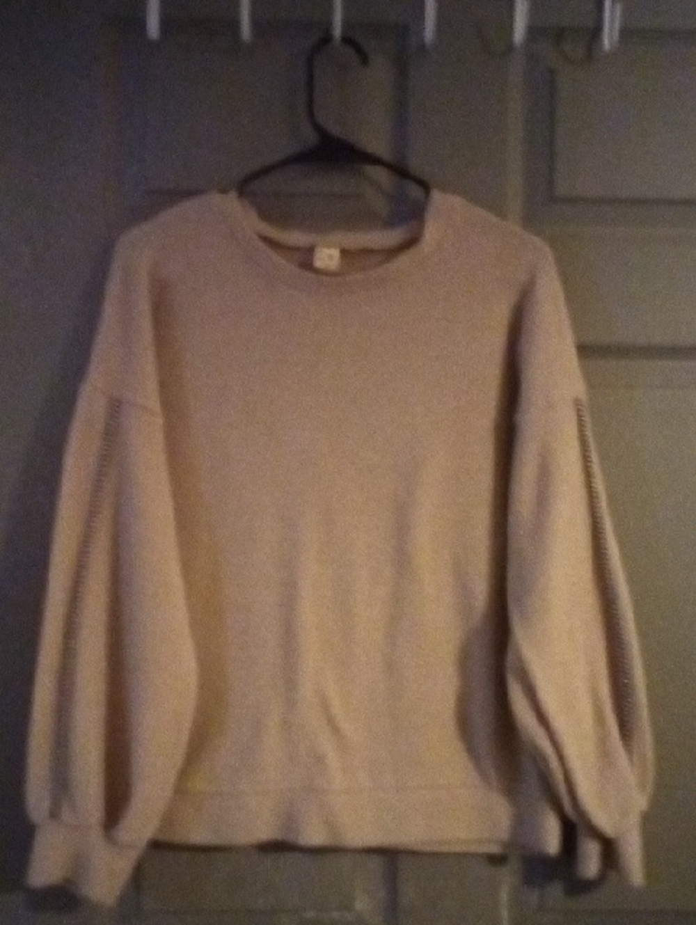 Crewneck Sweater in Light Beige